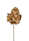 The Home Studio Faux Hydrangea Stem, Gold