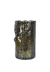 The Home Studio Small Glass Stag Candle Holder, Bronze