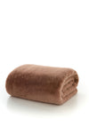 TLC ASHFORD THROW 130X180CM CARAMEL