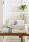 OAKWOOD RIDGE TEXTURED BATH TOWEL BLUE