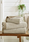 WILLOW WEAVE STRIPE BATH SHEET NATURAL