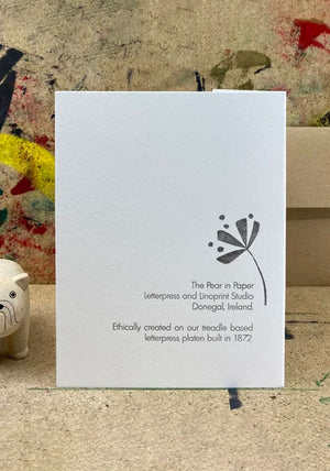 The Pear in Paper “From This Day Forward…” Greetings Card
