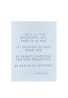 The Pear In Paper Oscar Wilde Quote Greeting Card