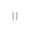 Ti Sento Baguette Huggie Hoop Earrings, Gold