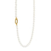 Ti Sento Beaded Pearl Necklace, Gold