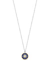 Ti Sento Blue Starry Pendant Necklace, Silver