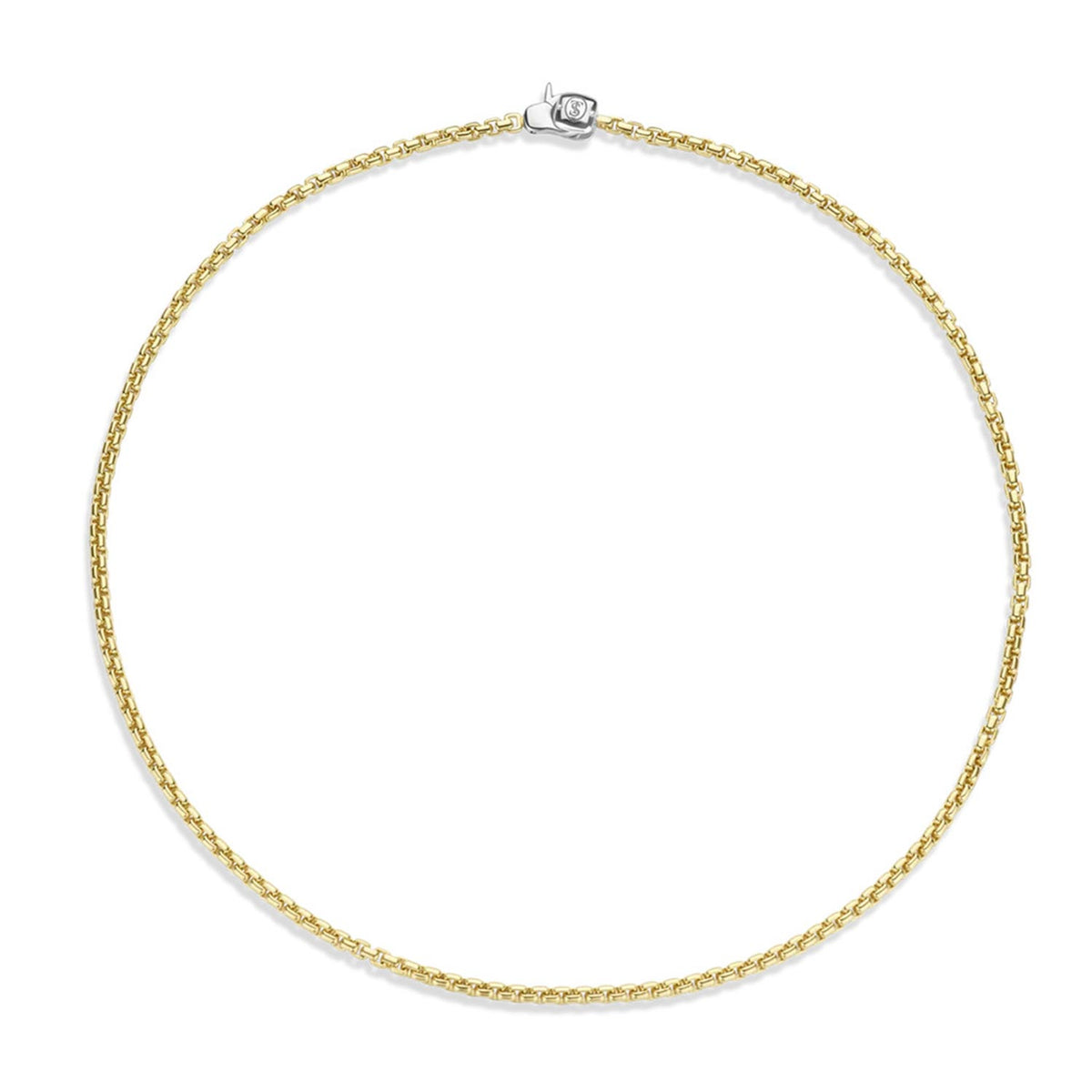 Ti Sento Box Chain Necklace, Gold