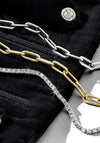 Ti Sento CZ Bracelet & Cosmic Jewellery Roll Set, Silver