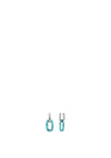 Ti Sento Chain Link Earrings, Silver