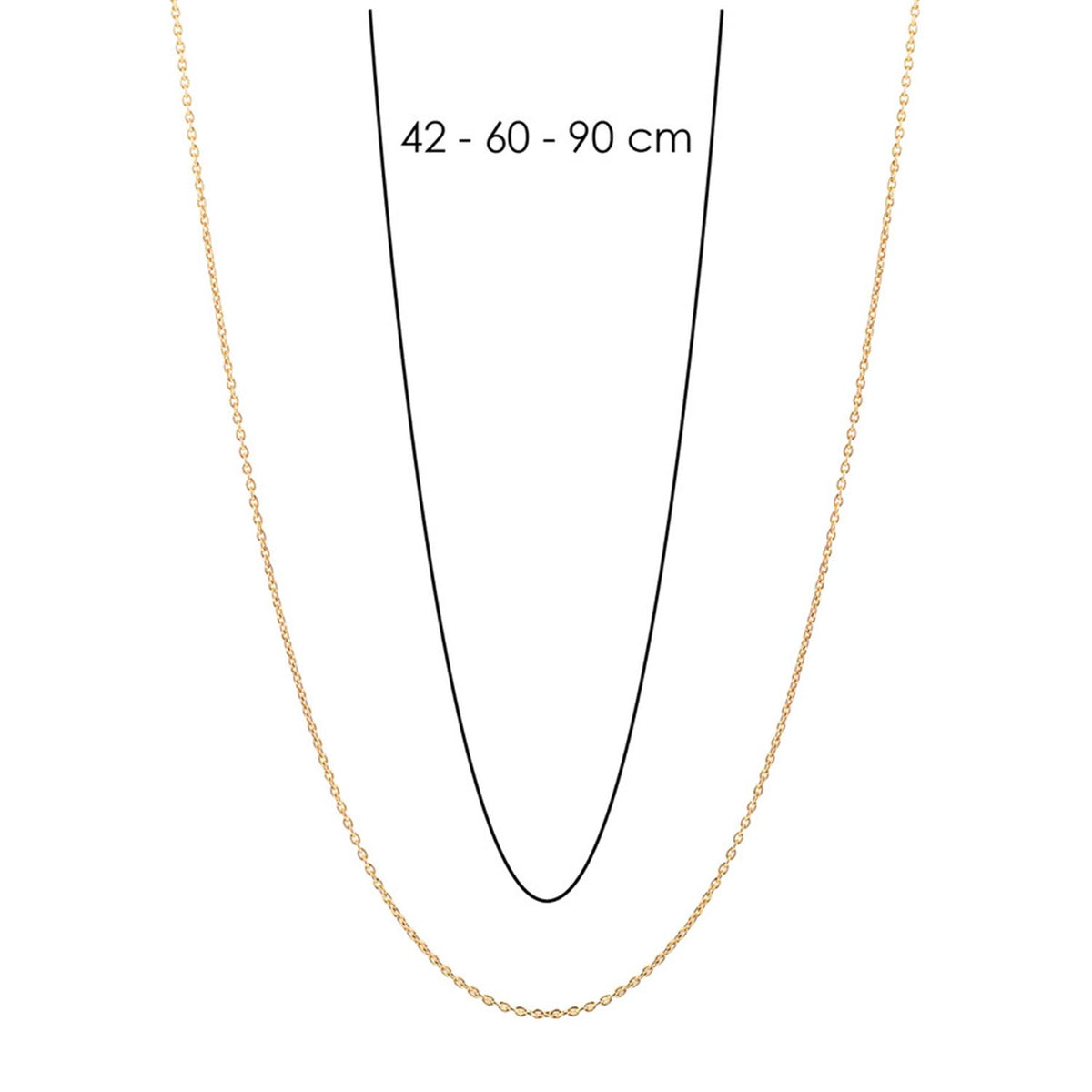 Ti Sento Chain Necklace, Gold
