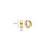 Ti Sento Chunky Hoop Earrings, Gold