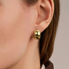 Ti Sento Chunky Huggie Hoop Earrings, Gold
