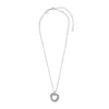 Ti Sento Circle Pendant Necklace, Silver