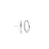 Ti Sento Classic Oversized Hoop Earrings, Silver