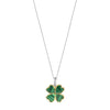 Ti Sento Clover Pendant Necklace, Silver