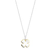Ti Sento Clover Pendant Necklace, Silver