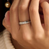 Ti Sento Contrast CZ Ring, Silver