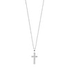Ti Sento Crucifix Pendant Necklace, Silver