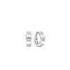 Ti Sento Cubic Zirconia Hoop Earrings, Silver