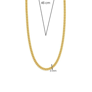 Ti Sento Curb Chain Necklace, Gold