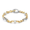 Ti Sento Curb Chain Loop Bracelet, Gold