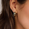 Ti Sento Bold CZ Hoop Earrings, Gold