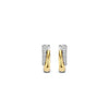 Ti Sento CZ Layered Hoop Earrings, Gold
