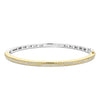 Ti Sento CZ Slim Bangle, Gold