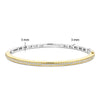Ti Sento CZ Slim Bangle, Gold