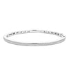 Ti Sento CZ Slim Bangle, Silver