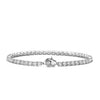 Ti Sento CZ Tennis Bracelet, Silver