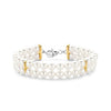 Ti Sento Double Strand Pearl Bracelet, Silver