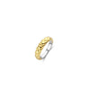 Ti Sento En Relief Clover Pattern Ring, Gold