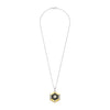Ti Sento Geometric Pendant Necklace, Gold & Black