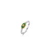 Ti Sento Golden Star Malachite Ring, Silver & Gold