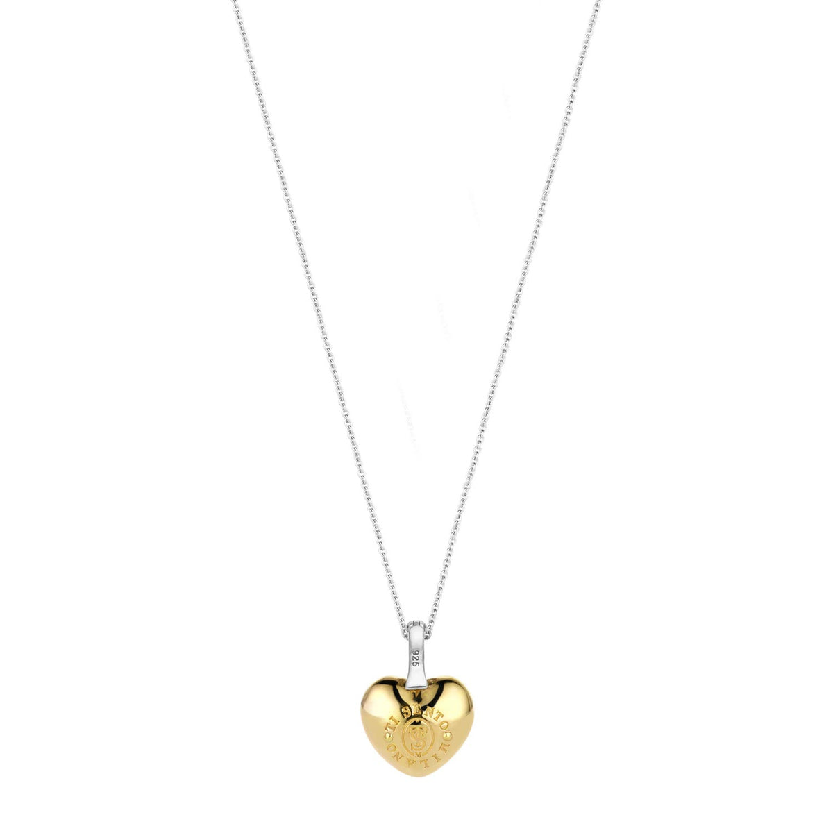 Ti Sento Heart Pendant Necklace, Gold