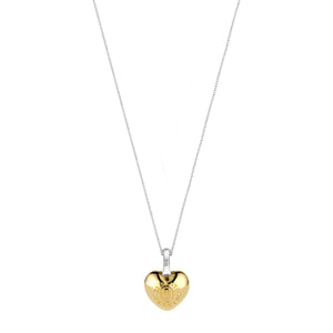 Ti Sento Heart Pendant Necklace, Gold