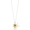 Ti Sento Heart Pendant Necklace, Gold