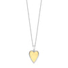 Ti Sento Heart Pendant Necklace, Silver & Gold