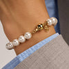 Ti Sento Icon Pearl Bracelet, Gold