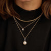 Ti Sento Icon Pearl Necklace, Gold
