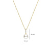 Ti Sento Icon Pearl Necklace, Gold