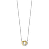 Ti Sento Infinity Necklace, Silver & Gold