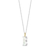 Ti Sento Initial Pendant Necklace, Silver