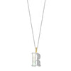 Ti Sento Initial Pendant Necklace, Silver