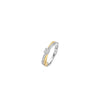 Ti Sento Interwining Bands Ring, Gold & Silver