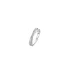 Ti Sento Intertwining Pavé Band Ring, Silver