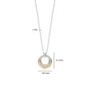 Ti Sento Layered CZ Pendant Necklace, Gold