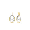 Ti Sento Layered Hoops Earrings, Silver & Gold