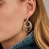 Ti Sento Layered Hoops Earrings, Silver & Gold